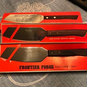 Frontier Forge Multi-Purpose Knife.  Set of 2.  NIB